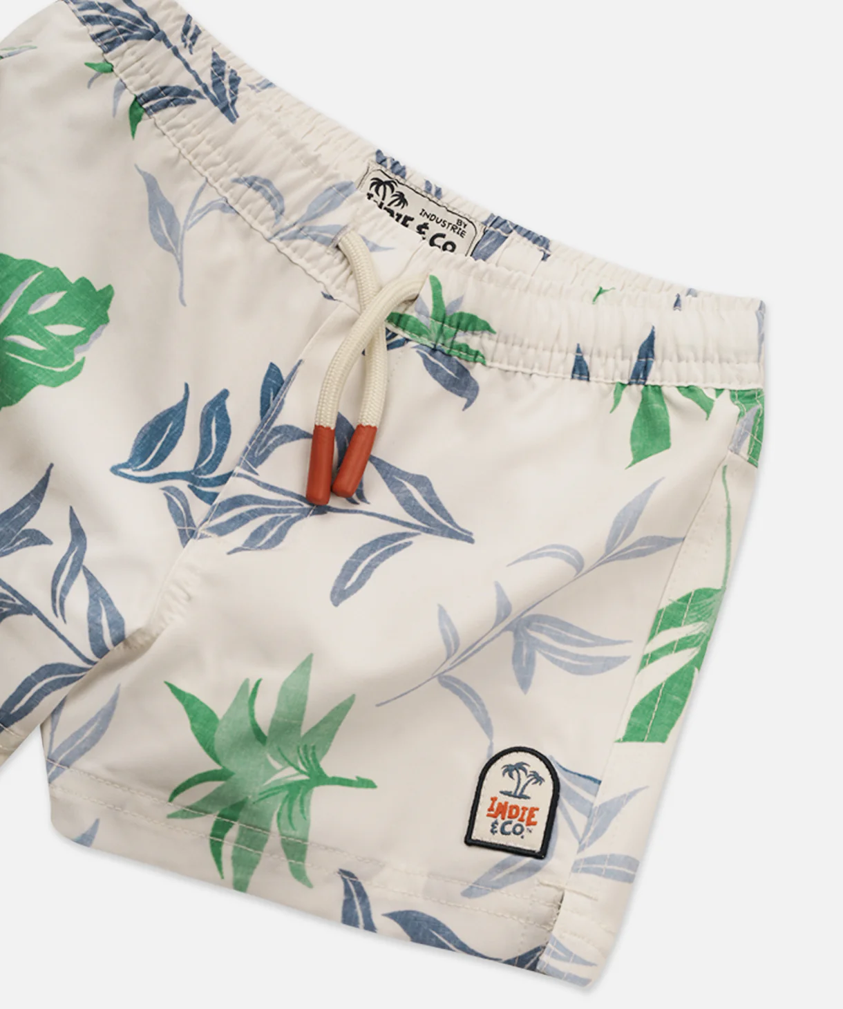 The Palm Swim Trunk - Blue/Green Combo - Image 2