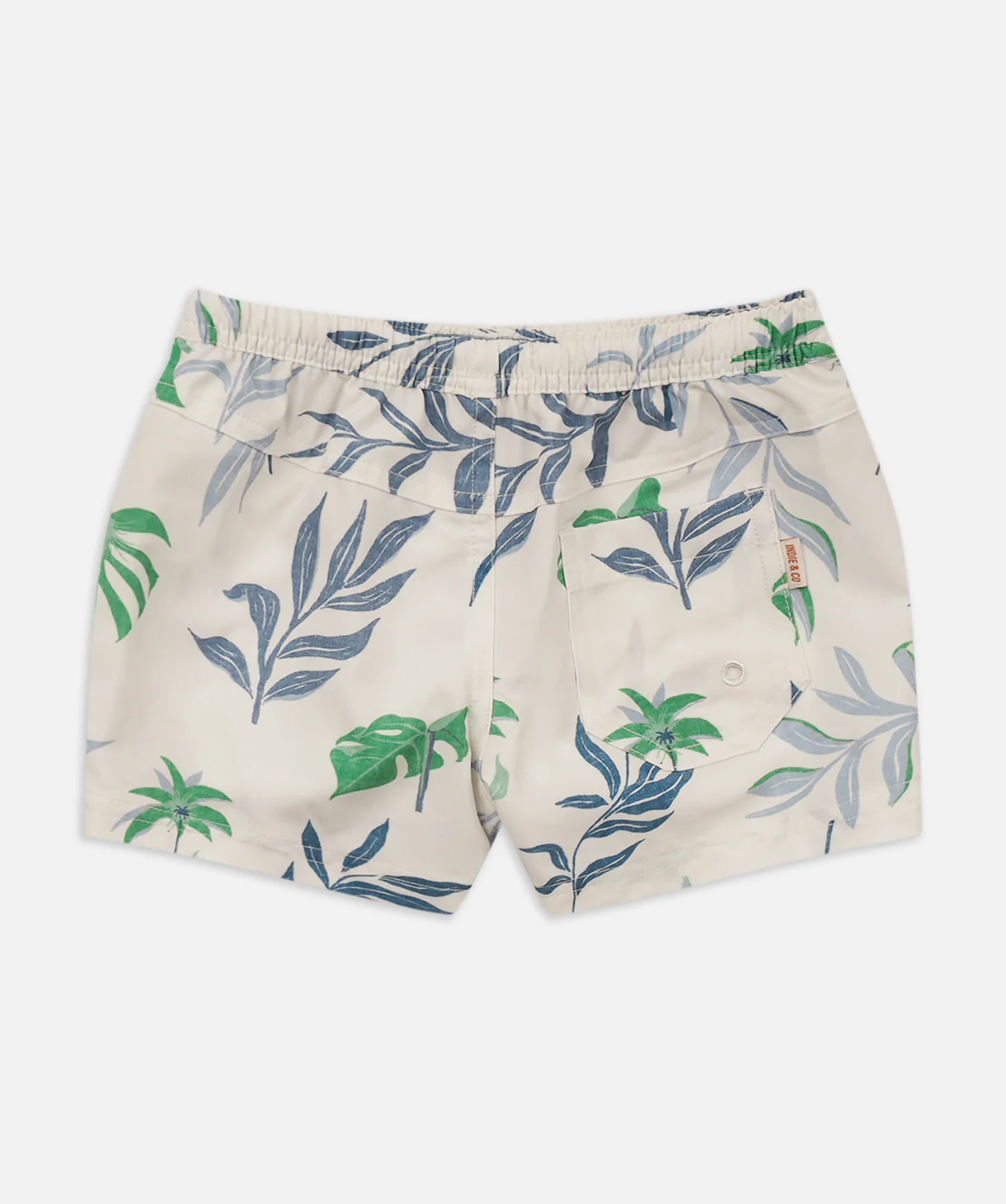 The Palm Swim Trunk - Blue/Green Combo - Image 4
