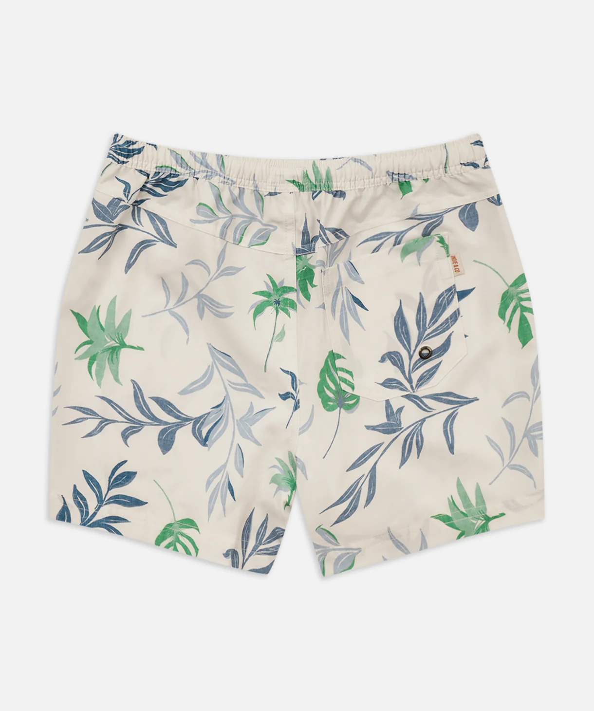 The Palm Swim Trunk - Blue/Green Combo - Image 4