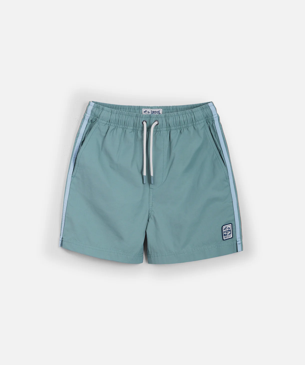 The All Day Stripe Swim Trunk - Algae