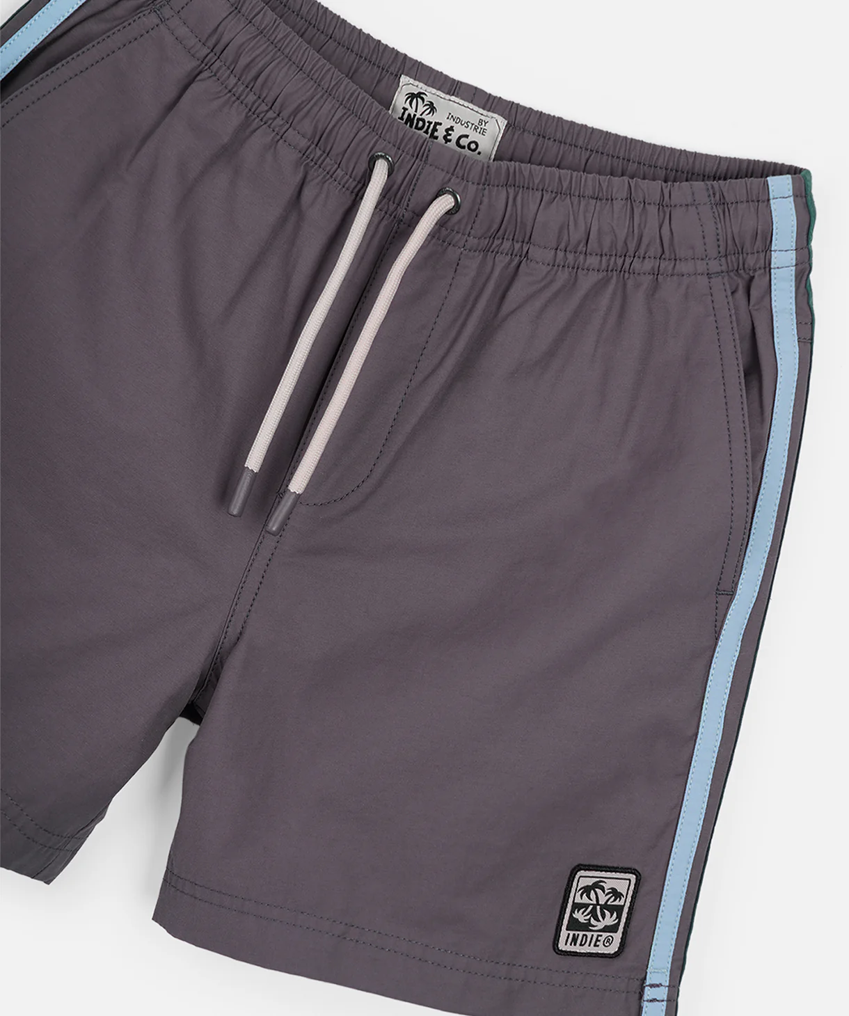 The All Day Stripe Swim Trunk - Shark - Image 2