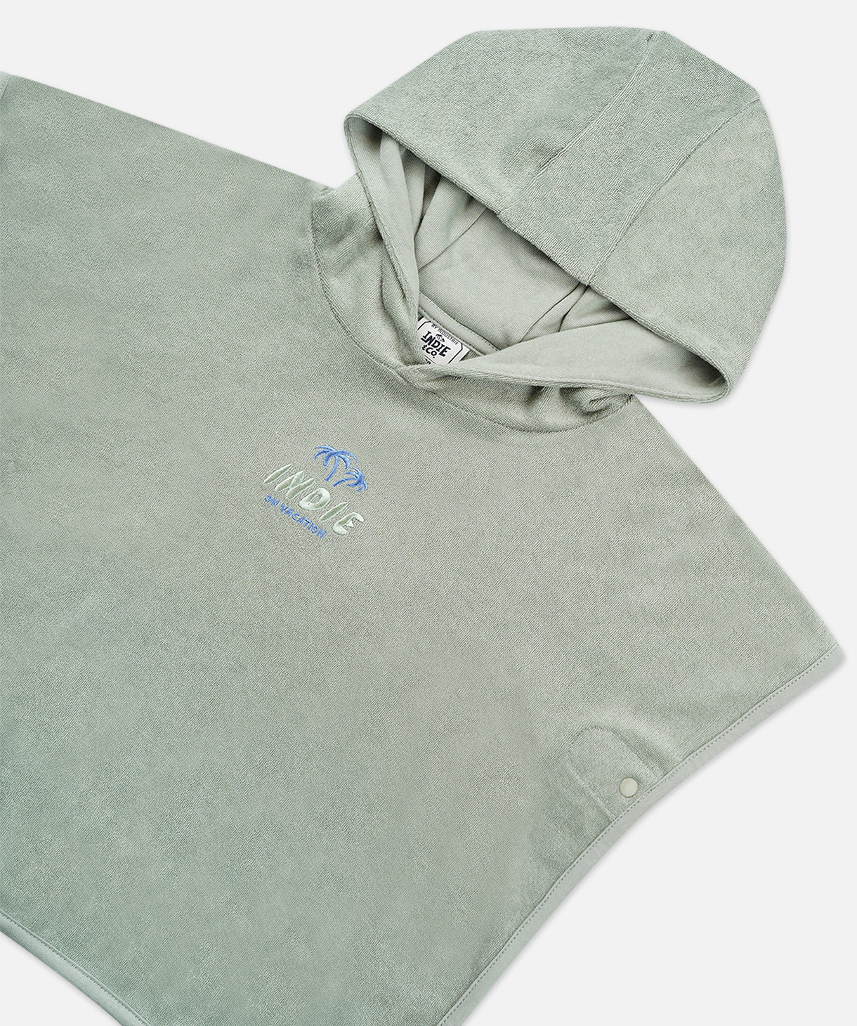 The Bower Hooded Towel - Sea Green - Image 2