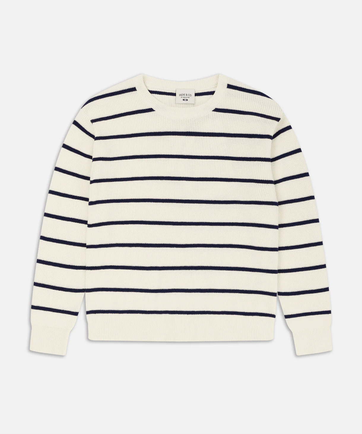 The Mayfair Knit - Cream/Blue
