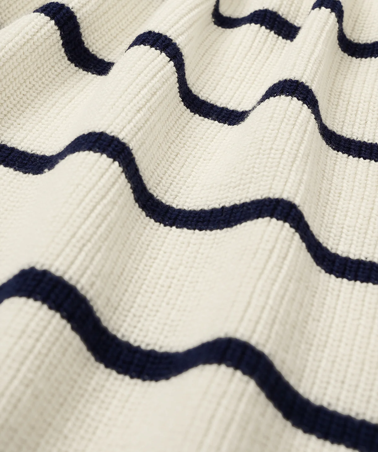 The Mayfair Knit - Cream/Blue - Image 3