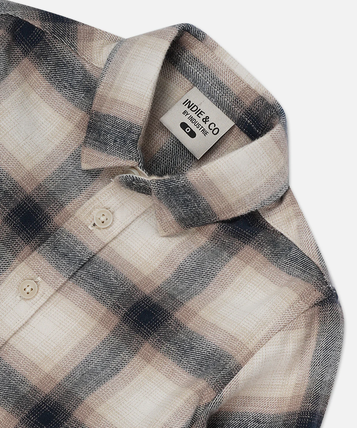 The Elgar L/s Shirt - Sand - Image 3