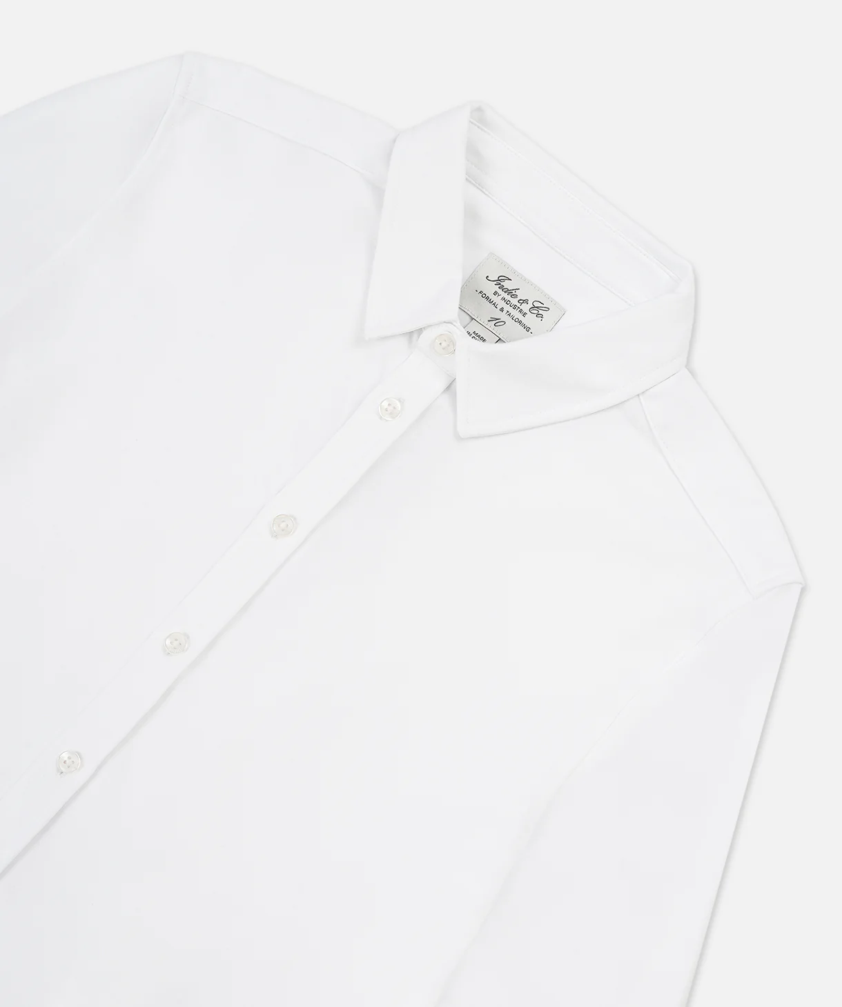 The Valley Long Sleeve Smart Shirt - White - Image 2