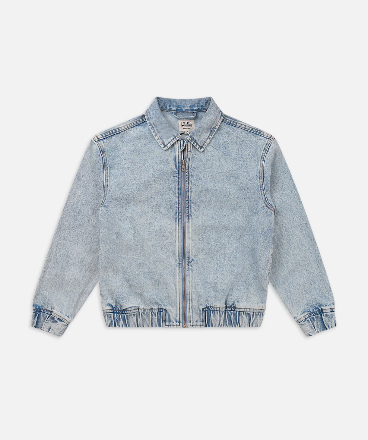 The Blaze Zip-Thru Jacket - Denim