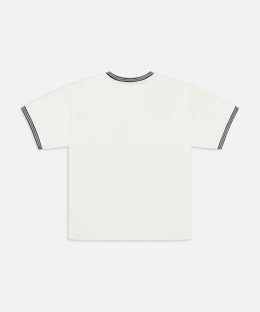 The League Tee - White/Navy - Image 3
