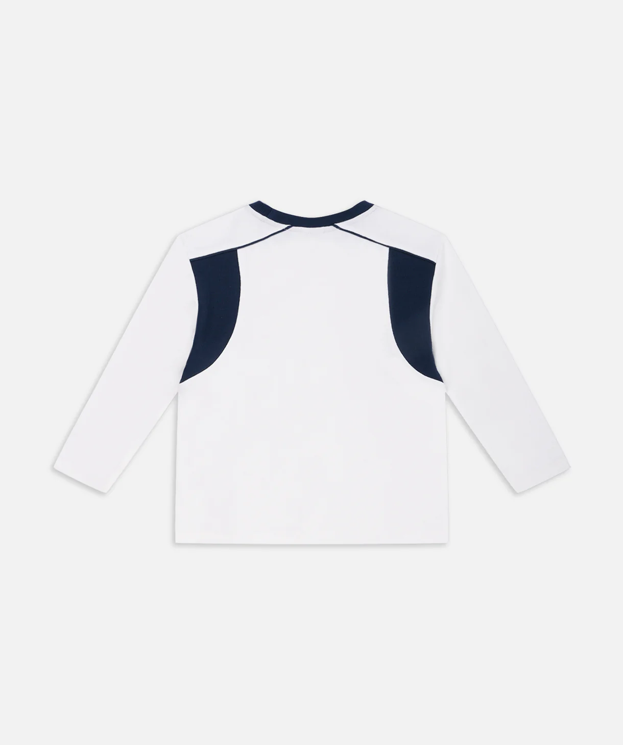 The Eastgate L/s Tee - Cream/Blue - Image 3