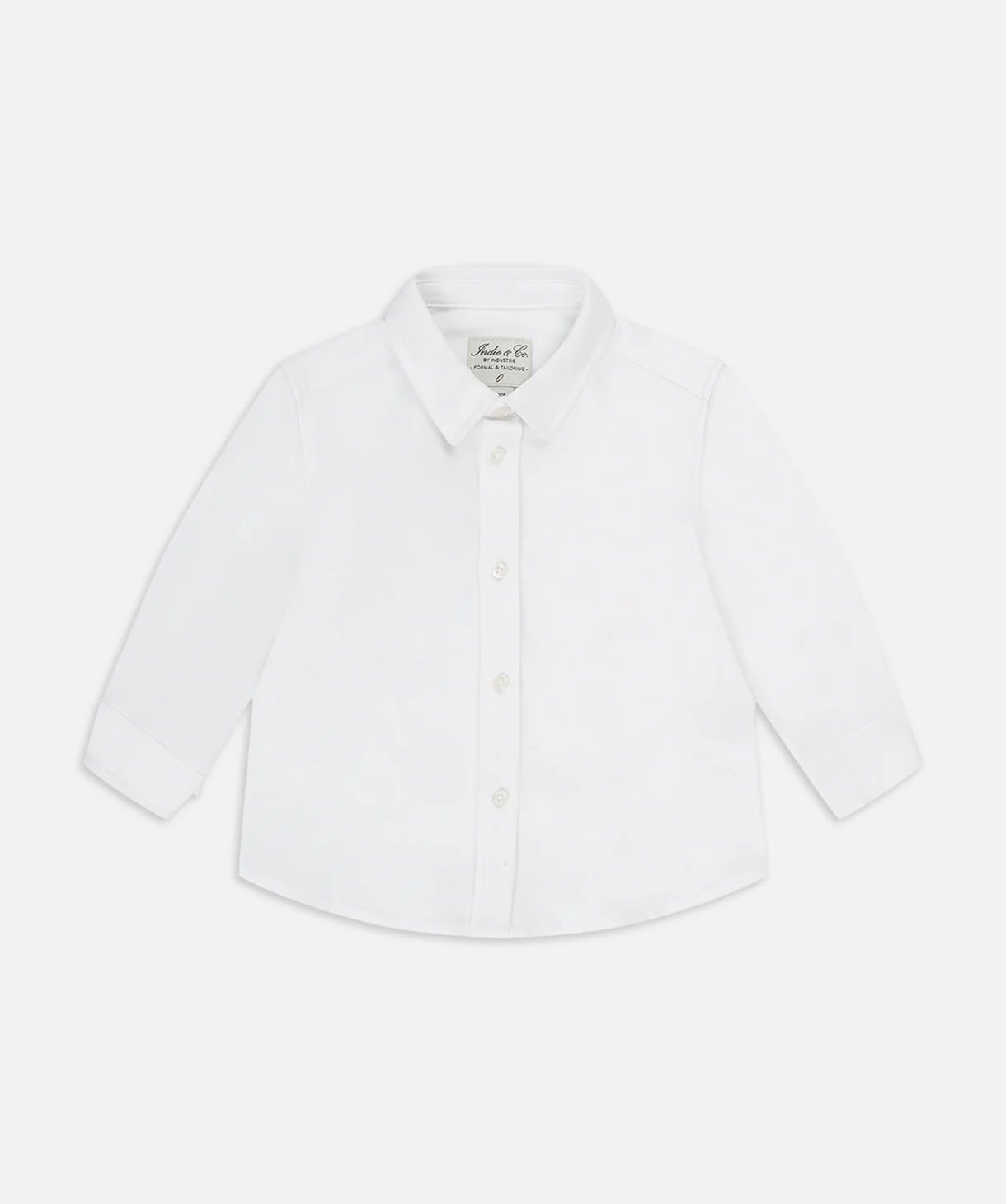 The Valley Long Sleeve Smart Shirt - White