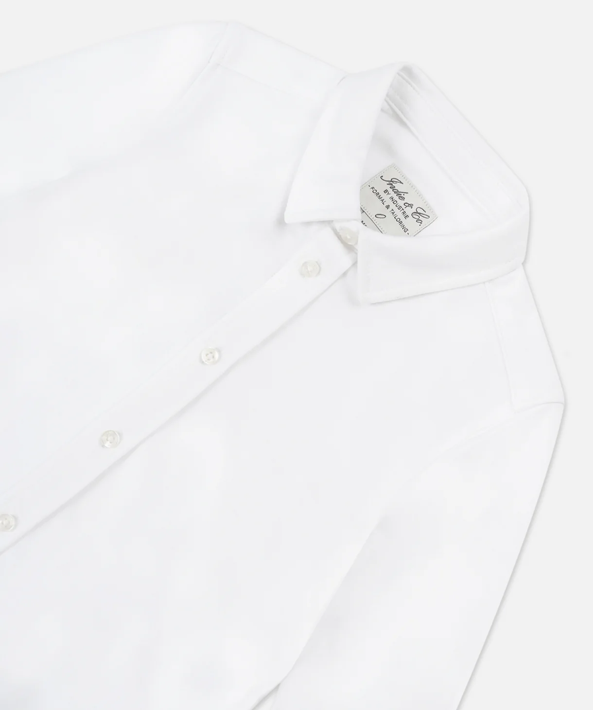 The Valley Long Sleeve Smart Shirt - White - Image 2