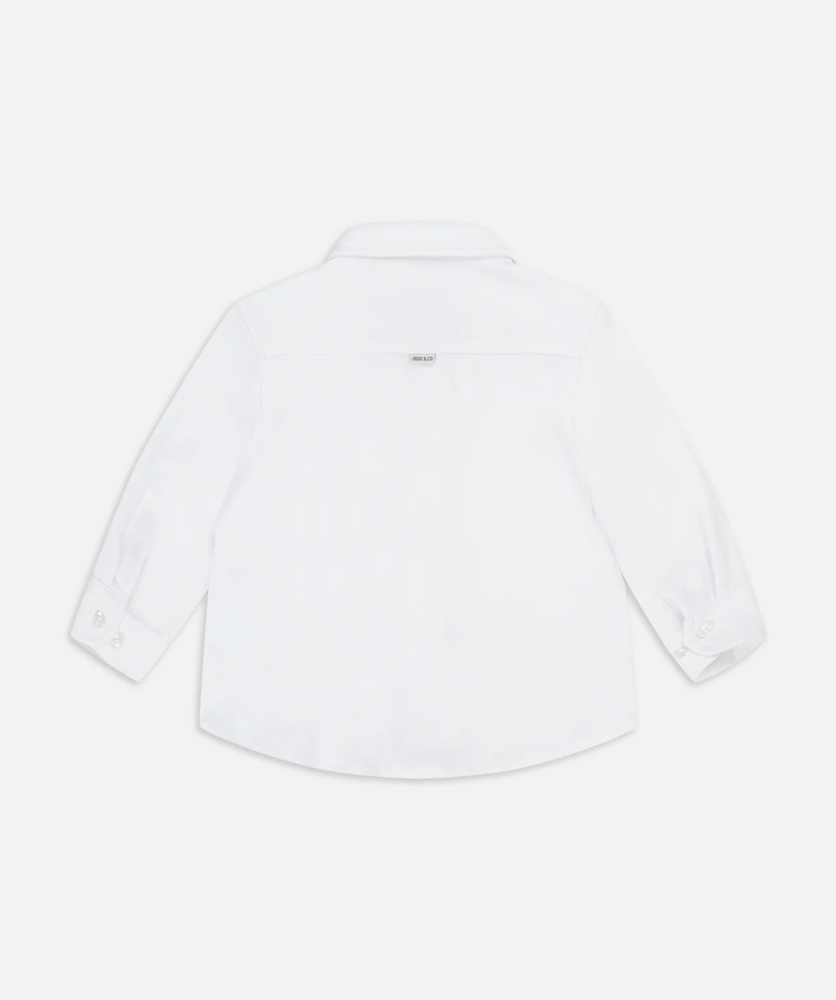 The Valley Long Sleeve Smart Shirt - White - Image 3