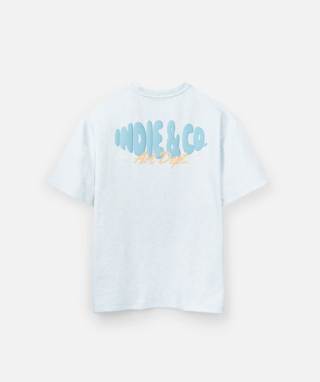 The Lenox Tee - Lt Blue Marle