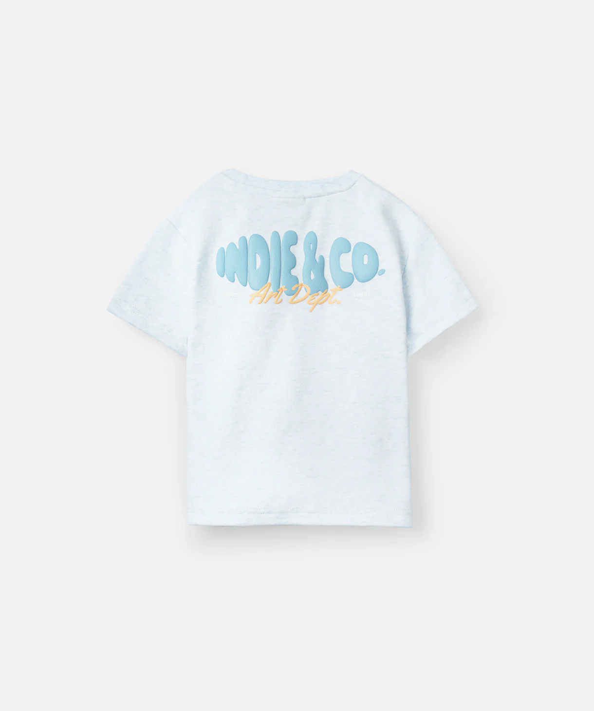 The Lenox Tee - Lt Blue Marle