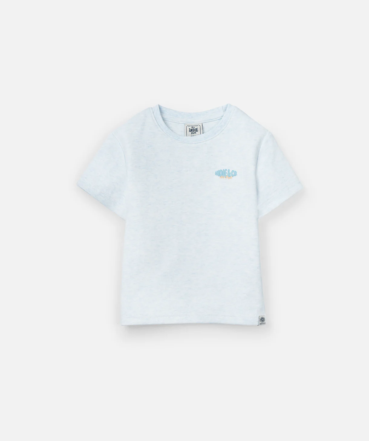 The Lenox Tee - Lt Blue Marle - Image 3
