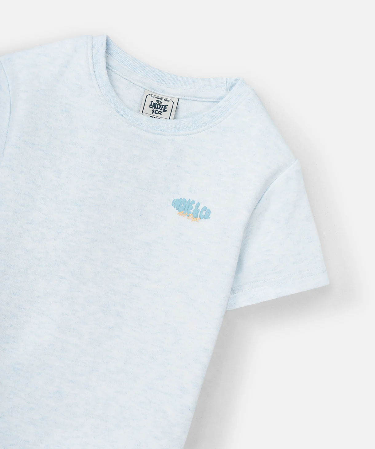 The Lenox Tee - Lt Blue Marle - Image 4