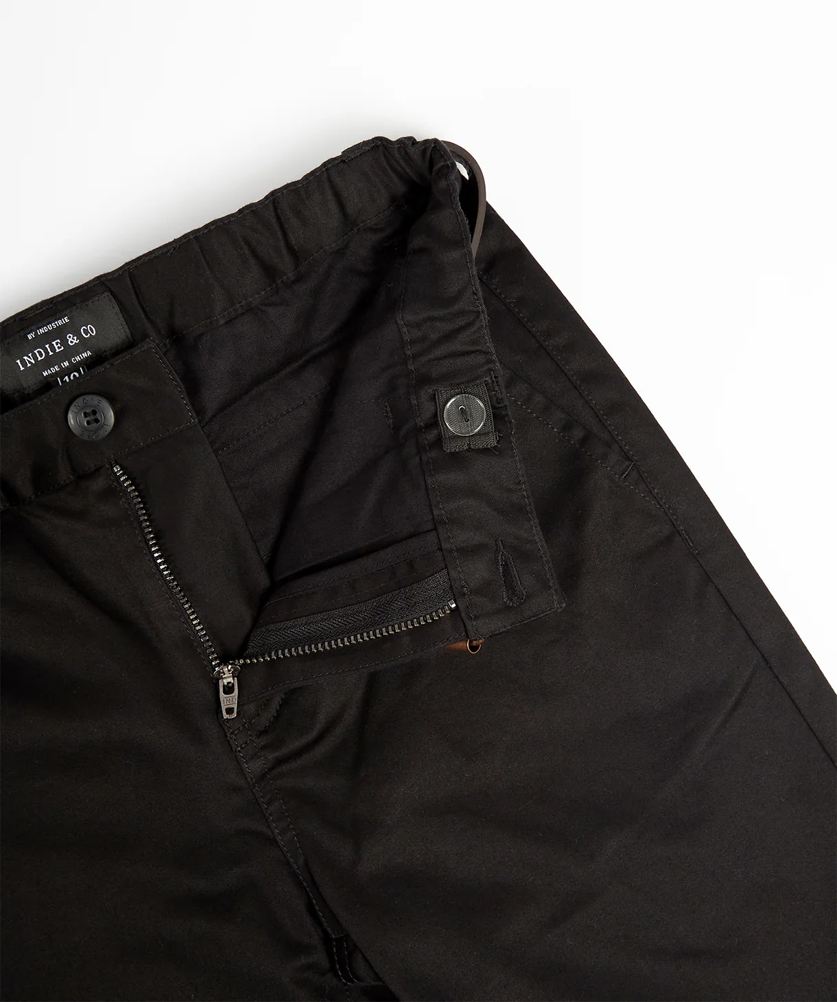 Cuba Stretch Chino - Black - Image 4