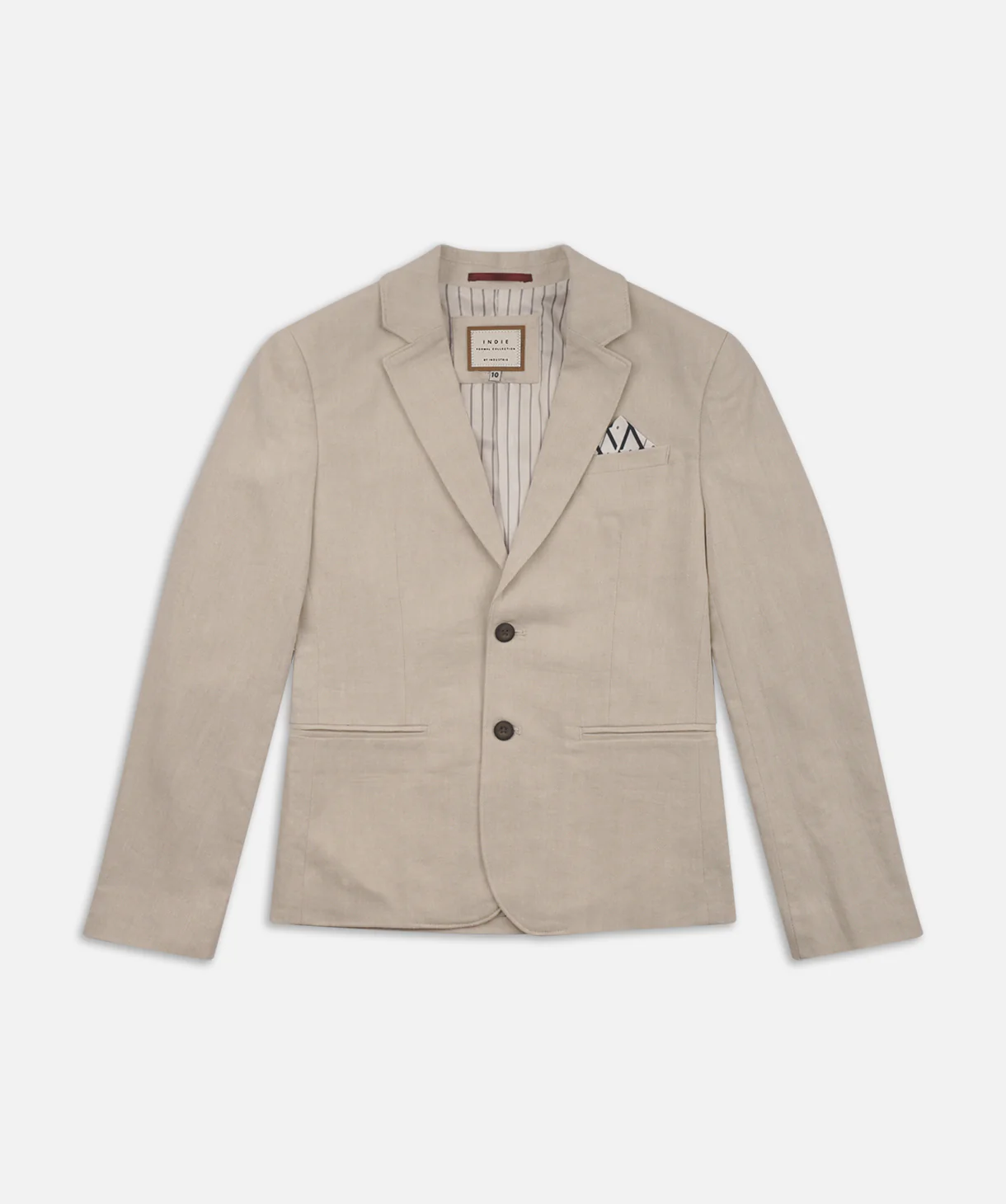 The Palermo Herringbone Blazer - Lt Sand