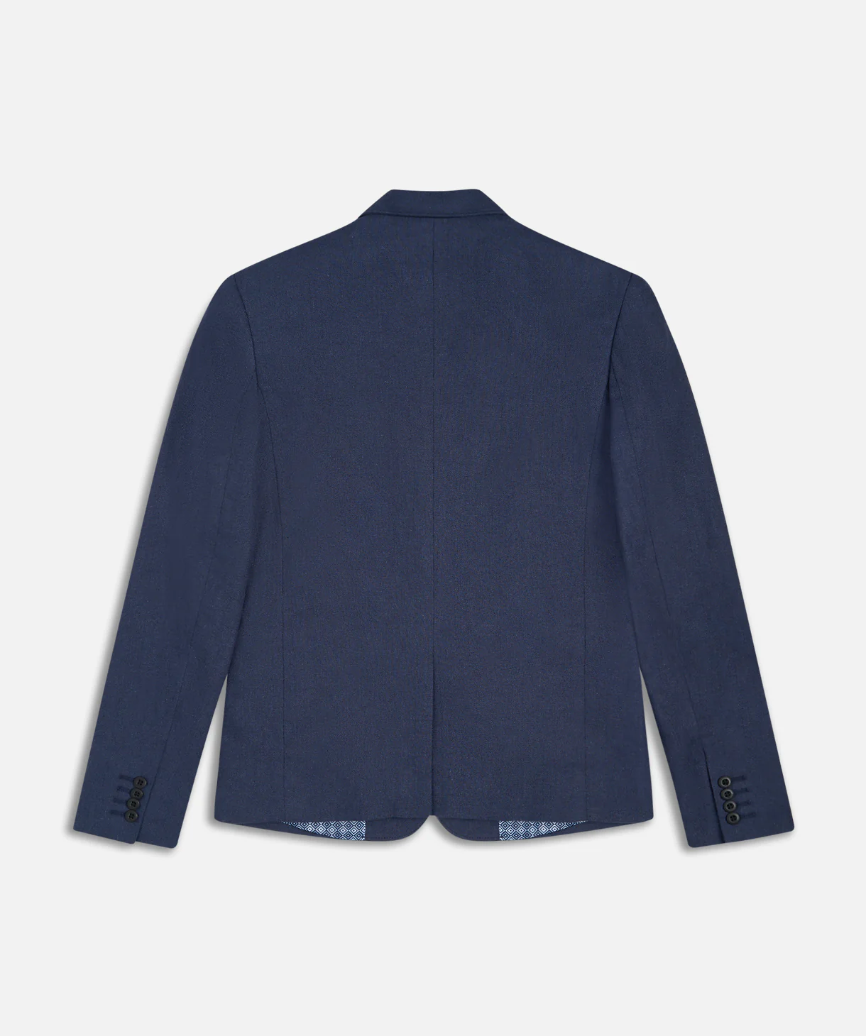 The Palermo Herringbone Blazer - Dk Navy - Image 4