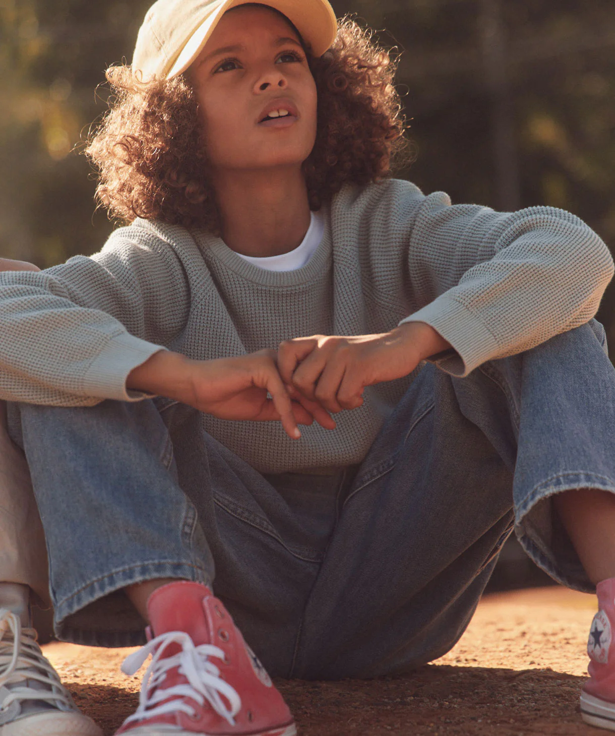 The Summit Raglan Knit - OD Steel - Image 2