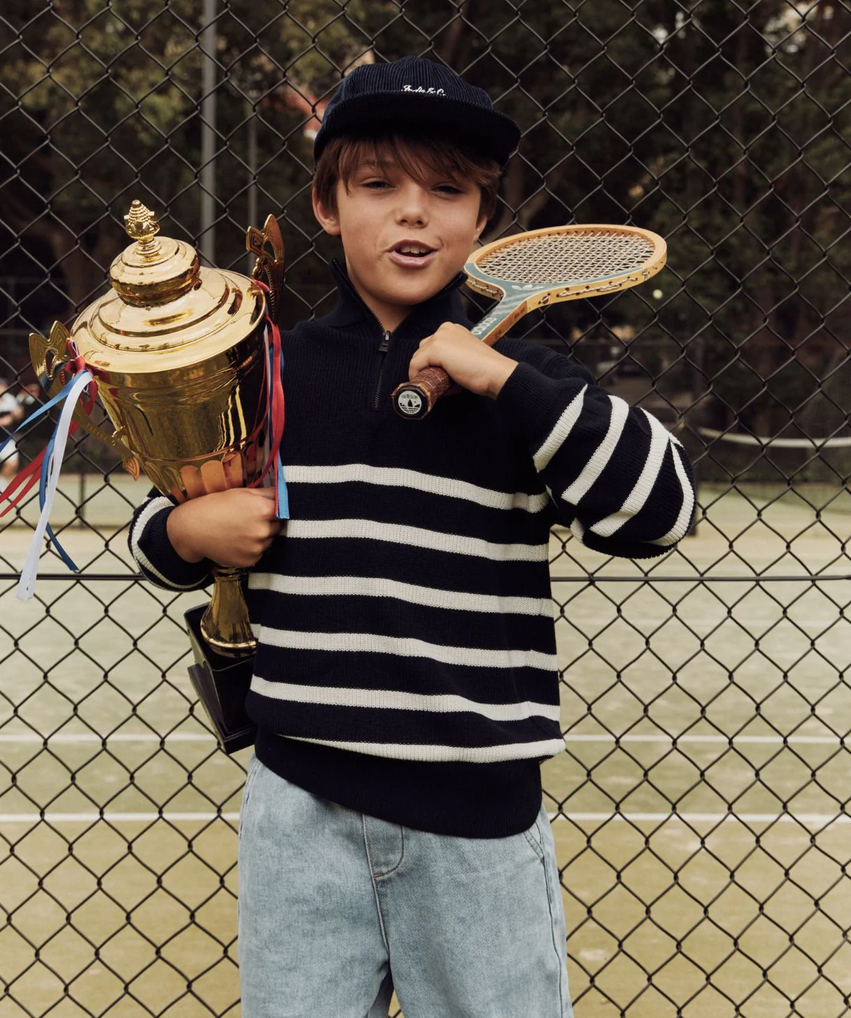 The Anaheim Knit - Navy/Cream - Image 2