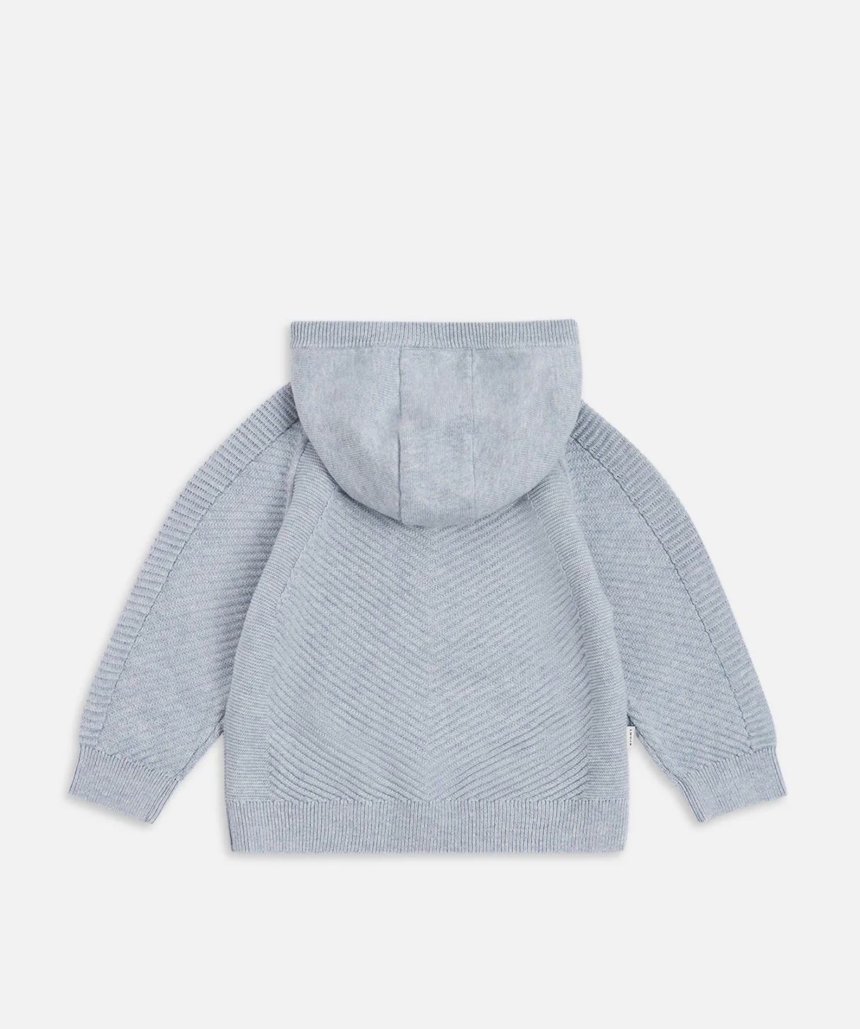 The Northridge Knitted Hoodie - Light Blue - Image 3