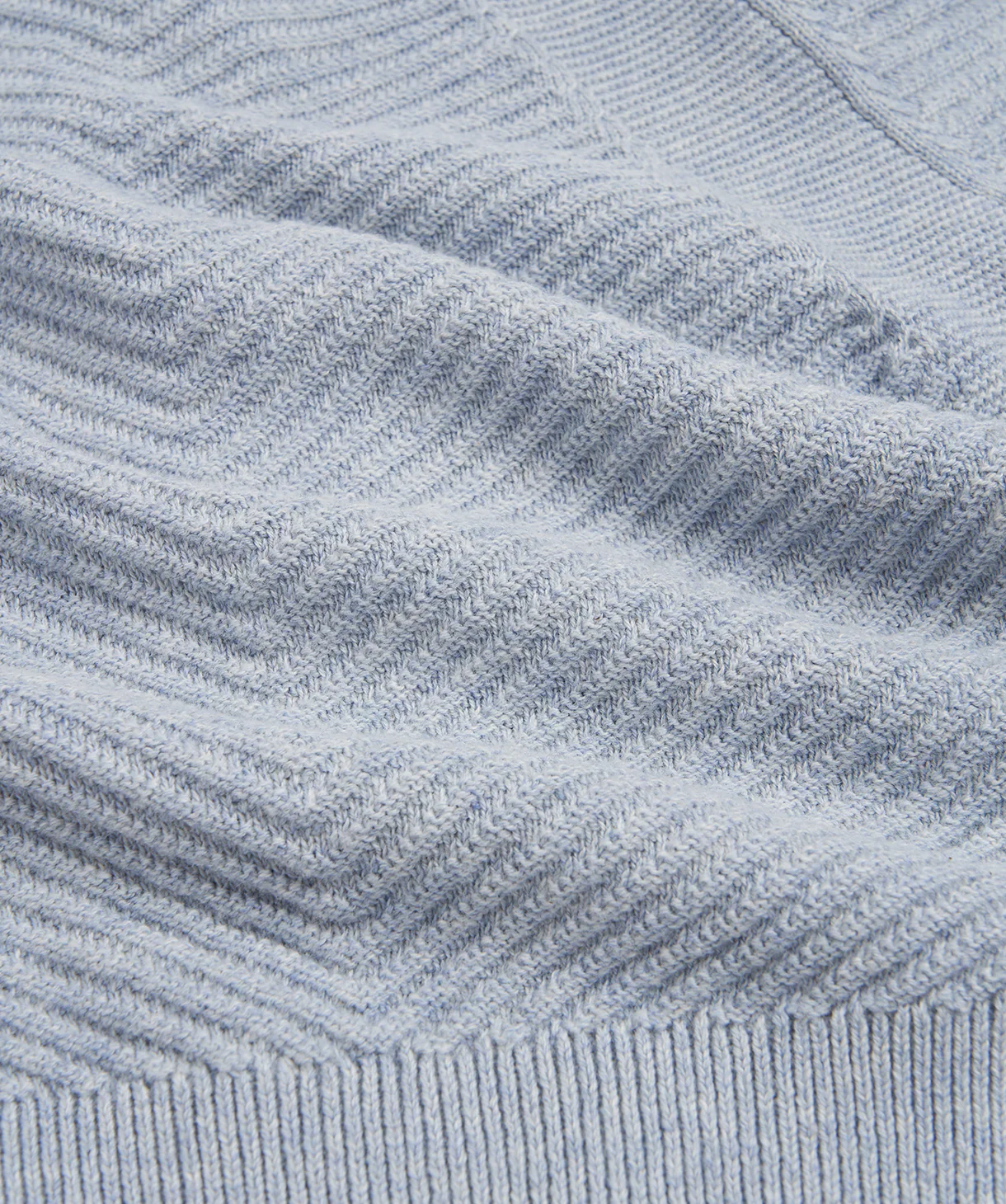 The Northridge Knitted Hoodie - Light Blue - Image 4