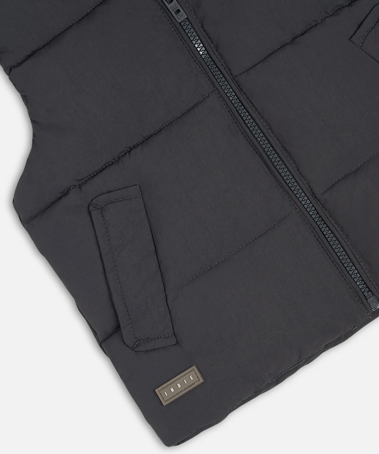 The New Chester Puffer Vest - Black - Image 4