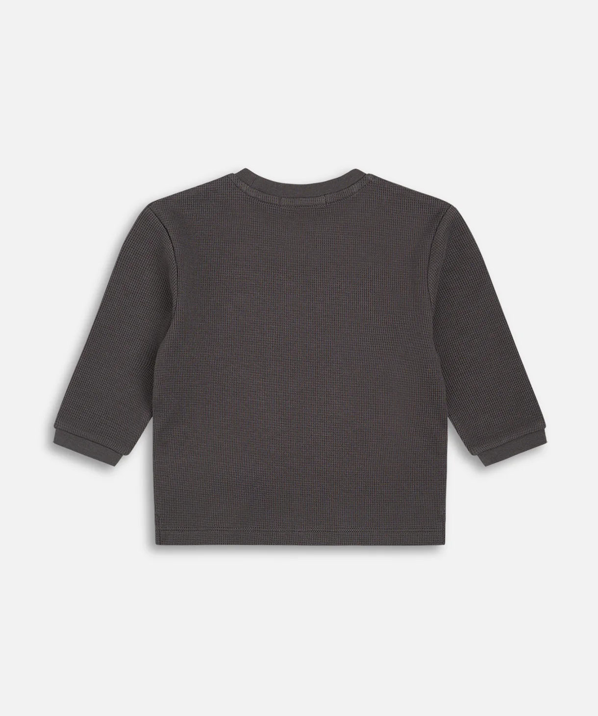 The Indie Eastport Waffle L/s - Onyx - Image 2