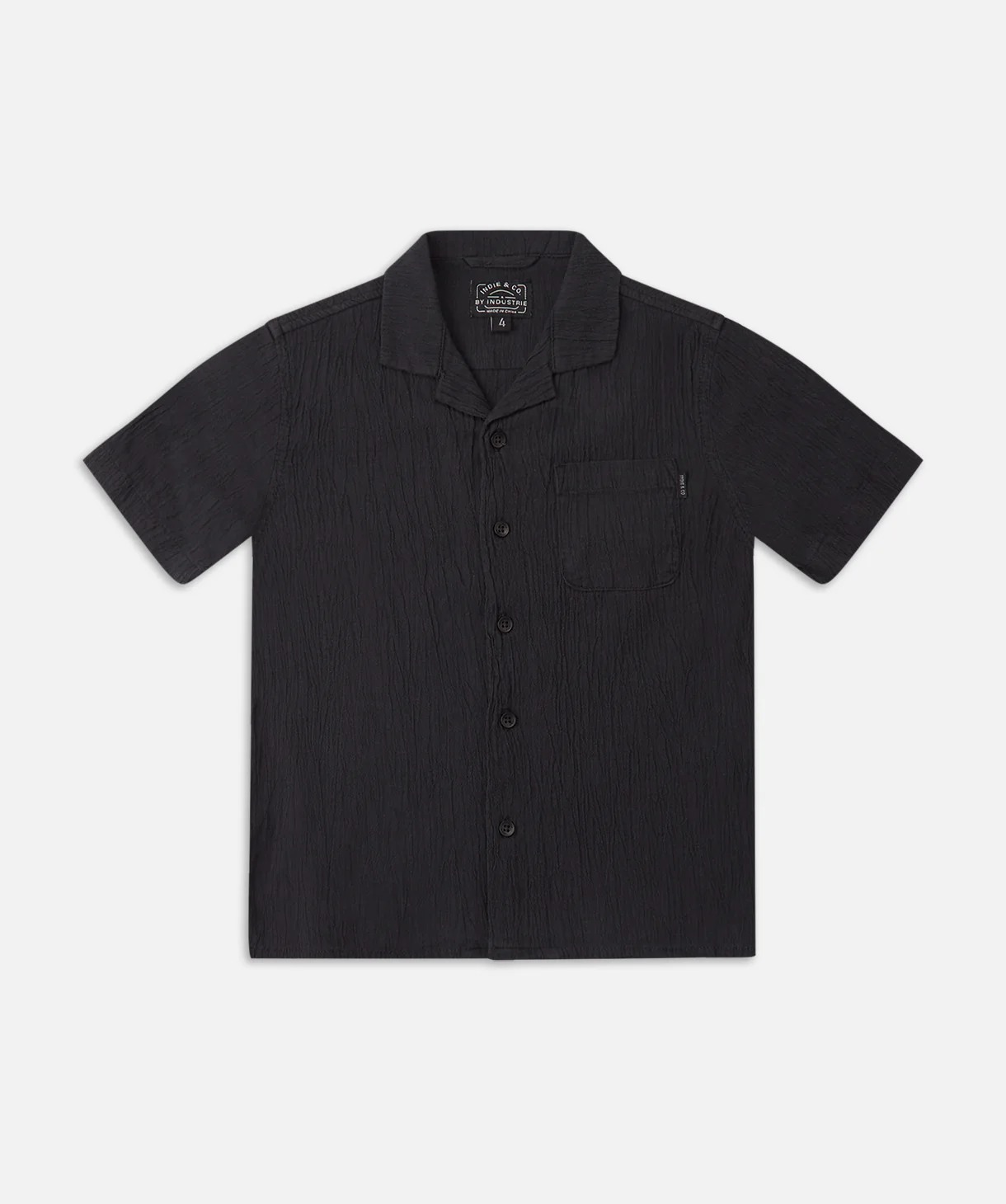 The Indie Magna Shirt - Washed Black