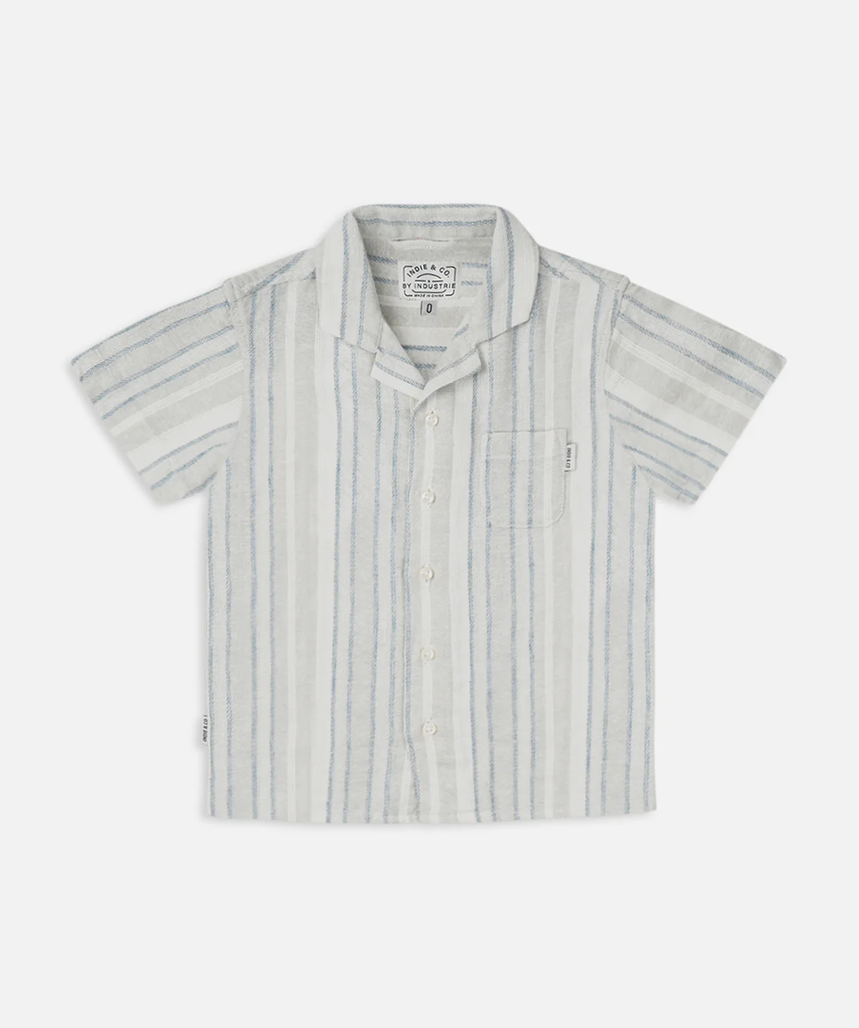 The Indie Livorno S/s Shirt - Stone Multi
