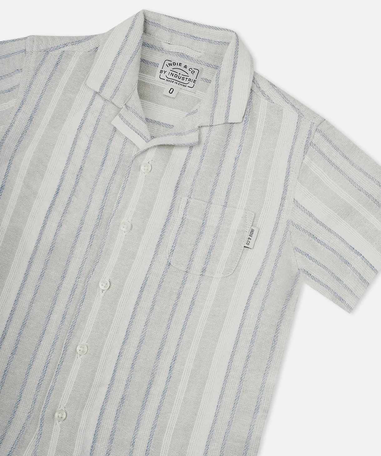 The Indie Livorno S/s Shirt - Stone Multi - Image 3