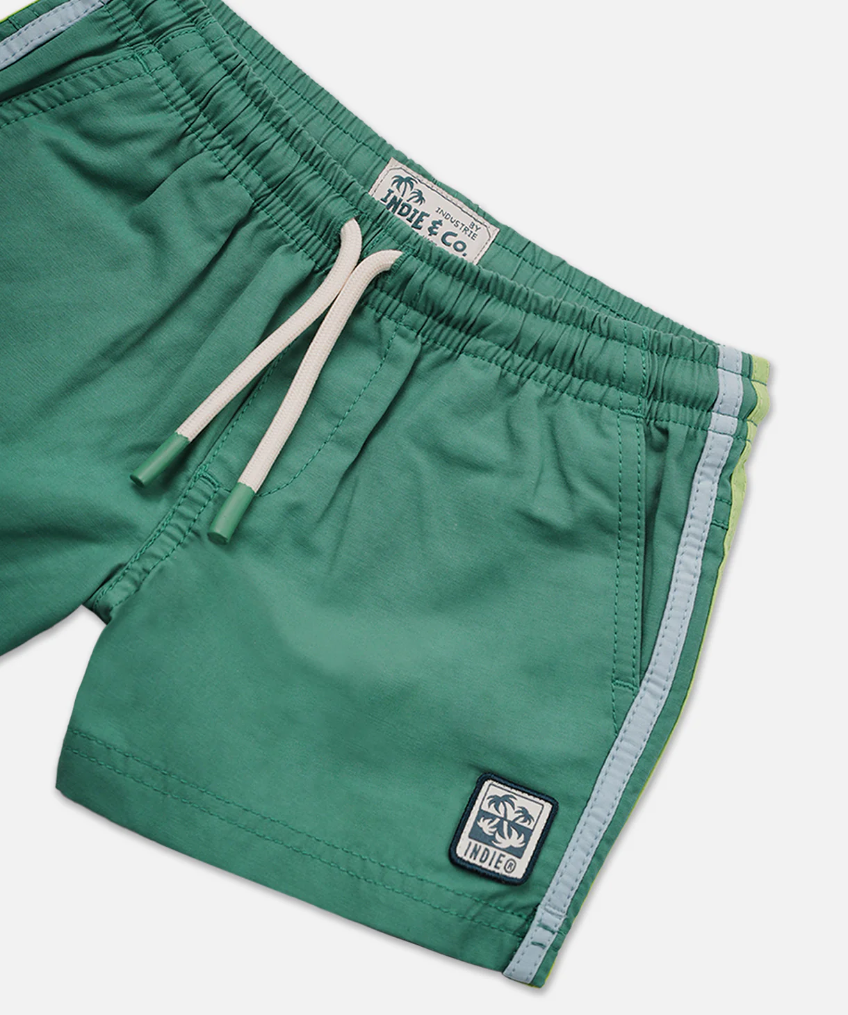 The All Day Stripe Swim Trunk - Green - Image 2