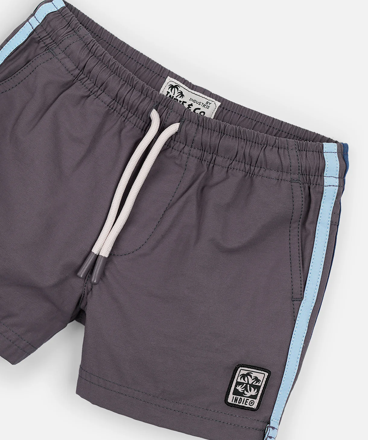 The All Day Stripe Swim Trunk - Shark - Image 2