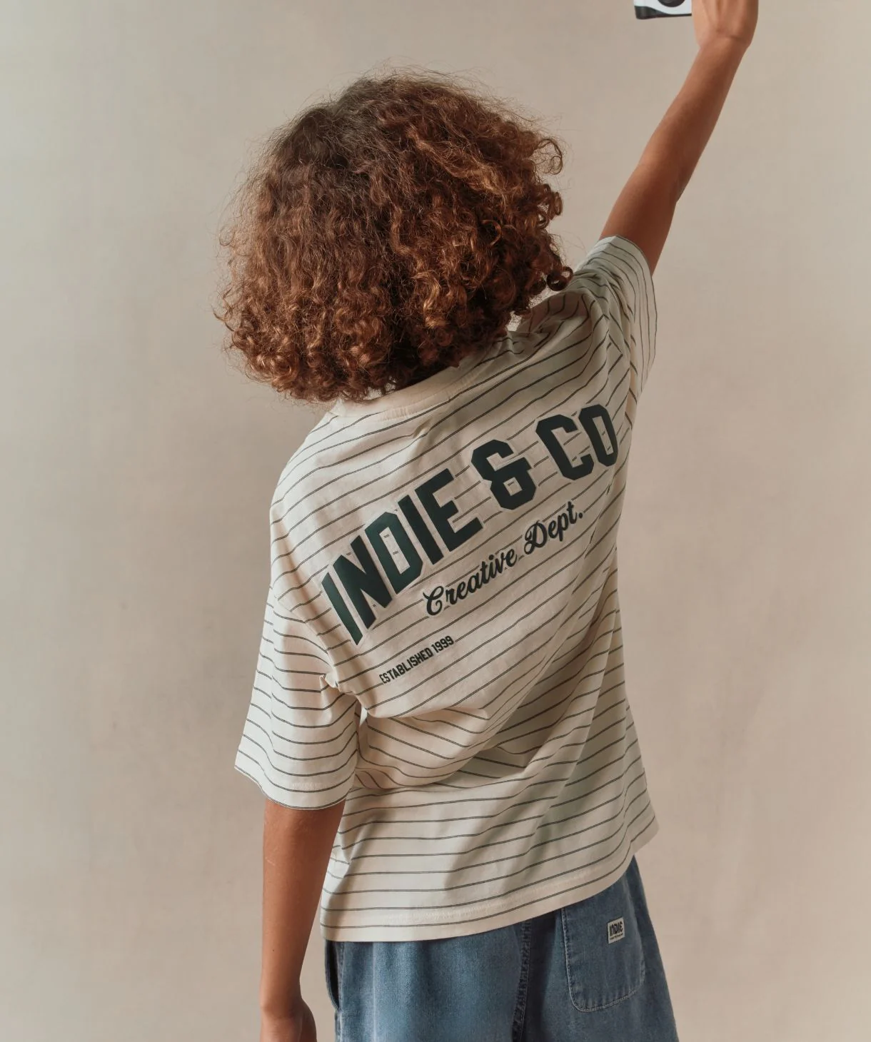 The Valencia Tee - Off White Green - Image 2
