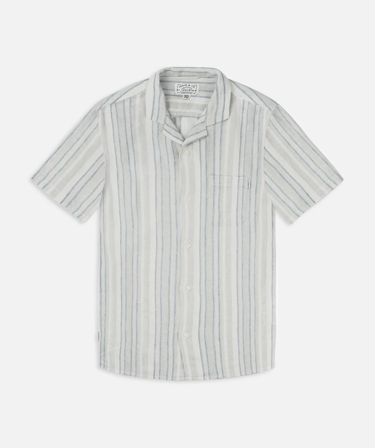 The Indie Livorno S/s Shirt - Stone Multi