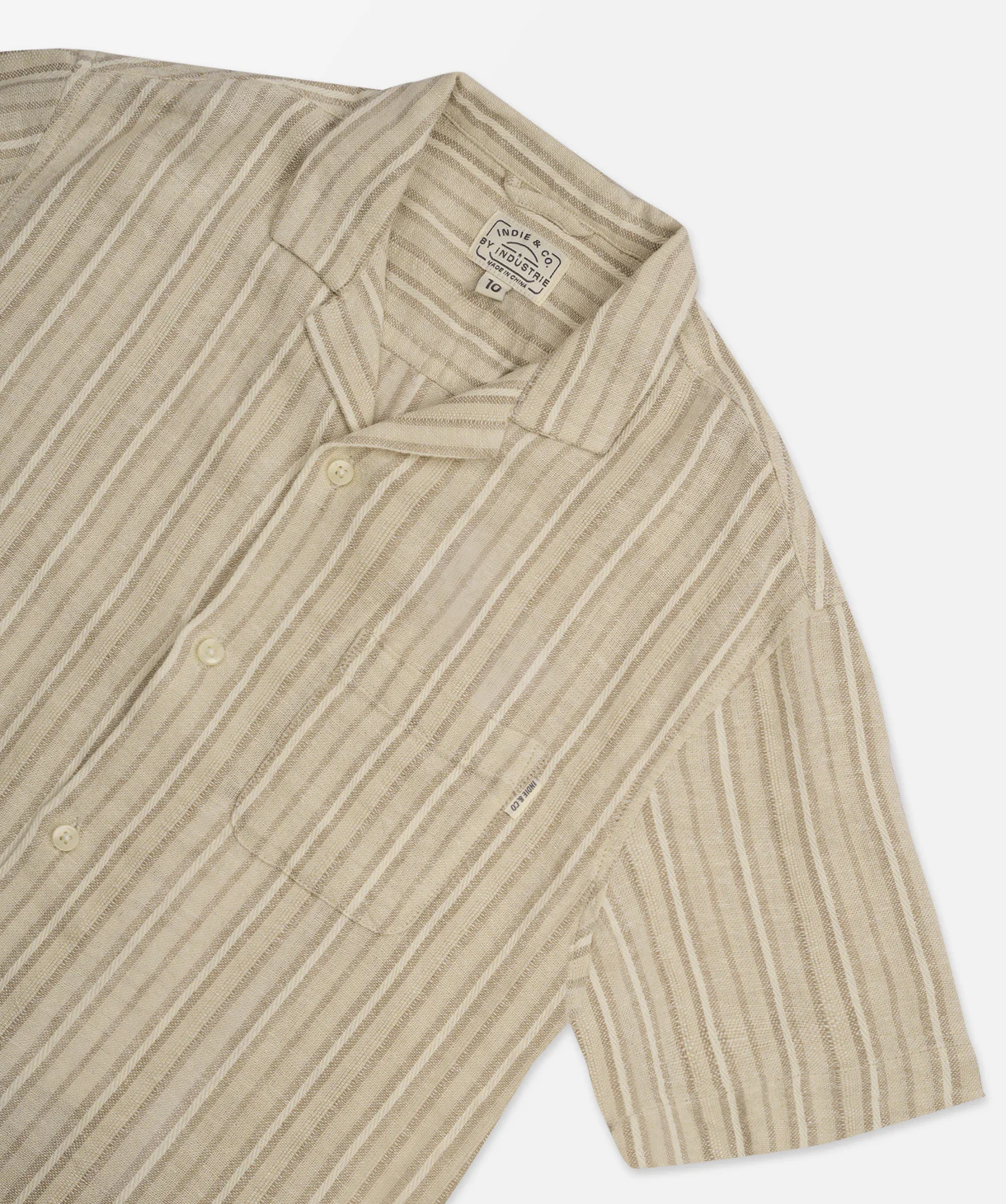 The Panama S/s Shirt - Taupe Combo - Image 3