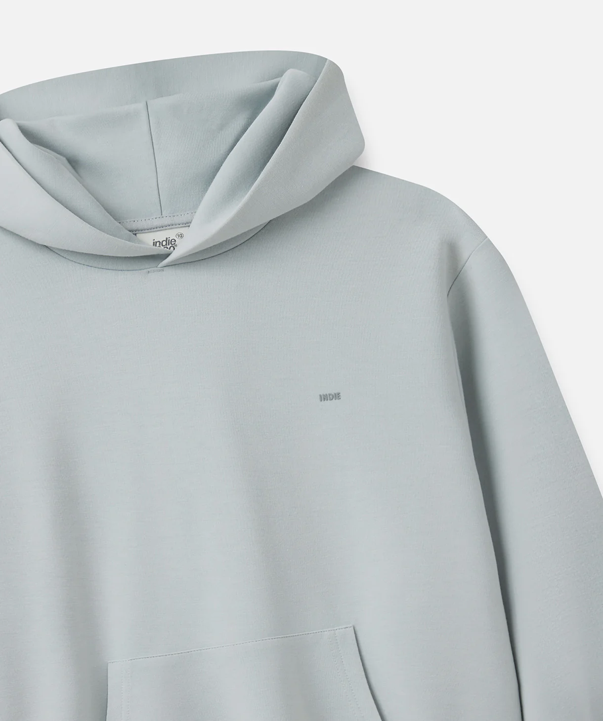 The Washed Tech Hoodie - Acid Grey - Image 2