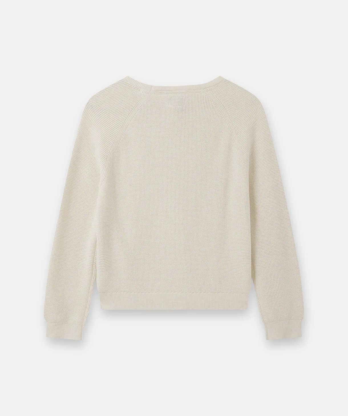 The Summit Raglan Knit - Lt Oat Melange - Image 3