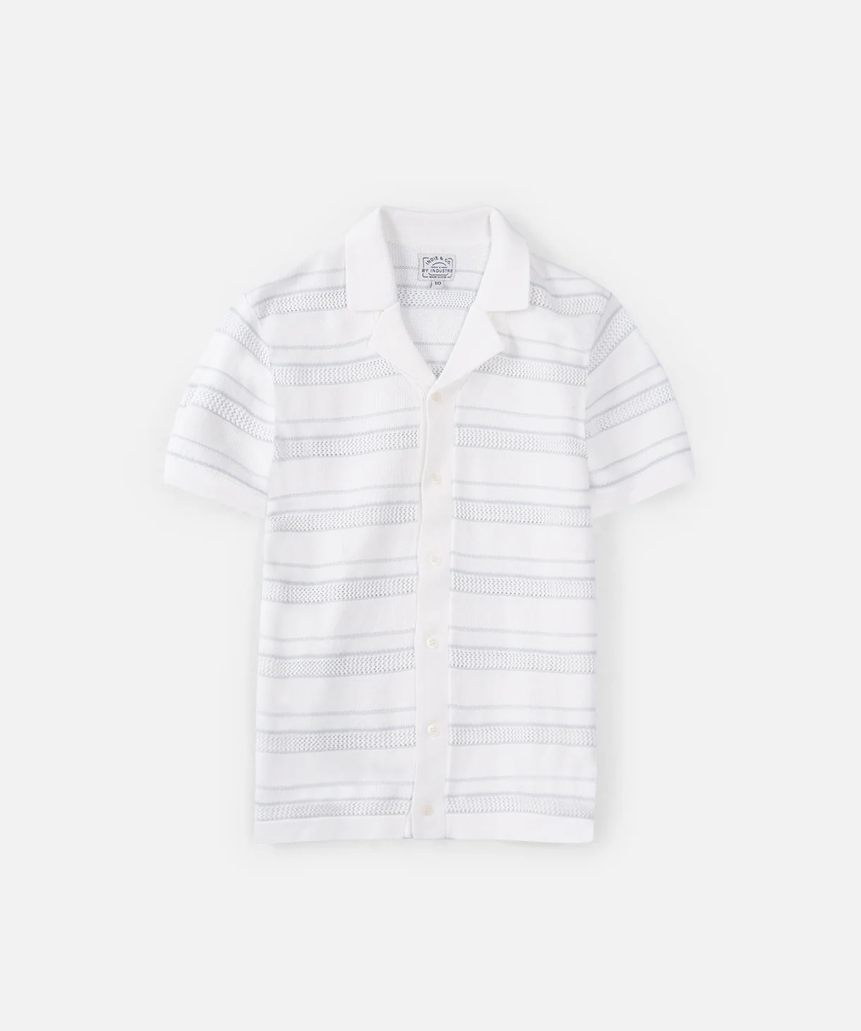 The Atlantic S/s Shirt - Chalk/Arctic