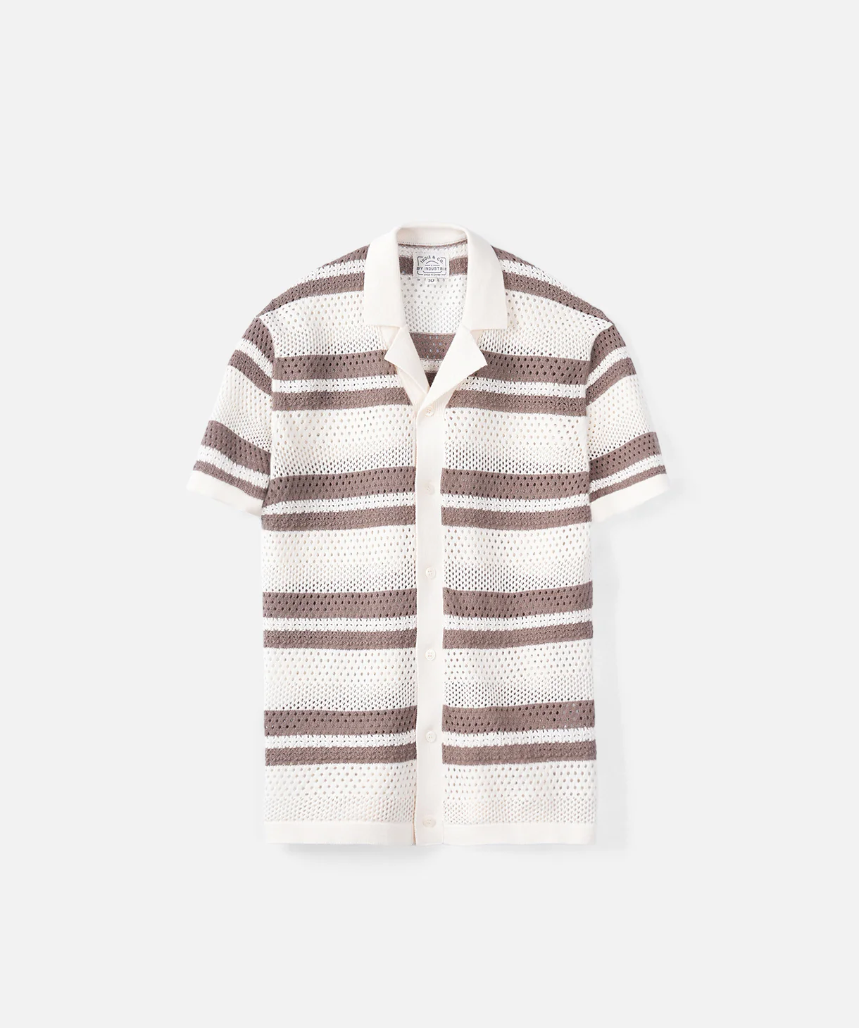 The Empire S/s Shirt - Stone/Wood