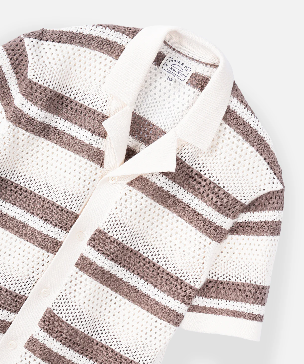 The Empire S/s Shirt - Stone/Wood - Image 2