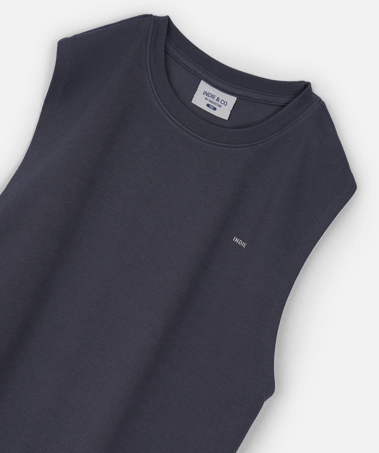 The Newport Muscle Tee - Steel - Image 2
