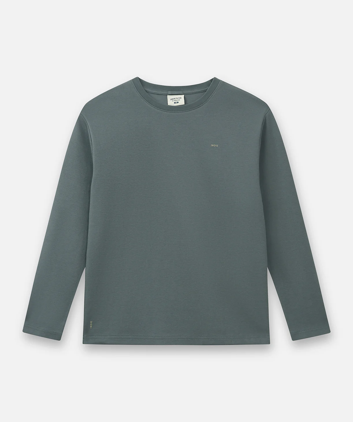The Indie Newport Ls Tee - Petrol Blue