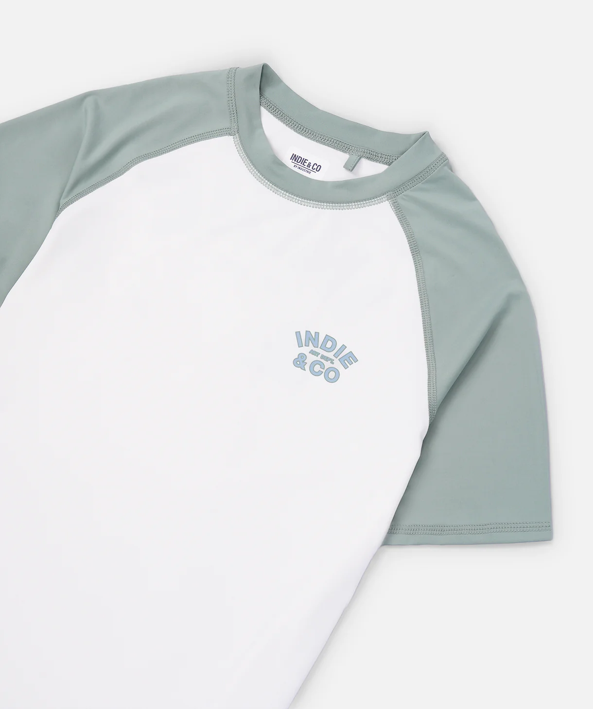 The Union S/s Rashie - White/Meadow - Image 3
