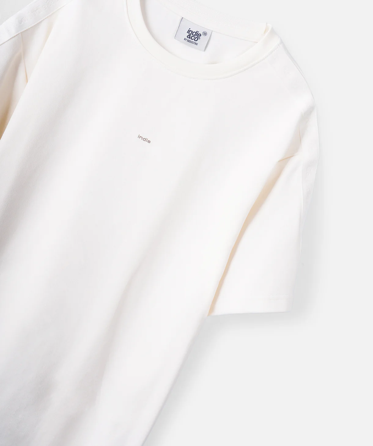 The Luxe Romford Tee - Ecru - Image 2