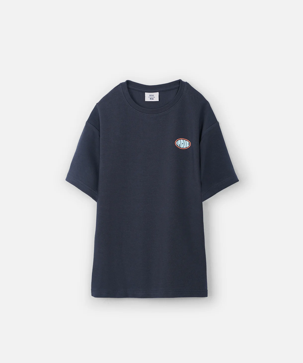 The Stacked Tee - Slate/Mint