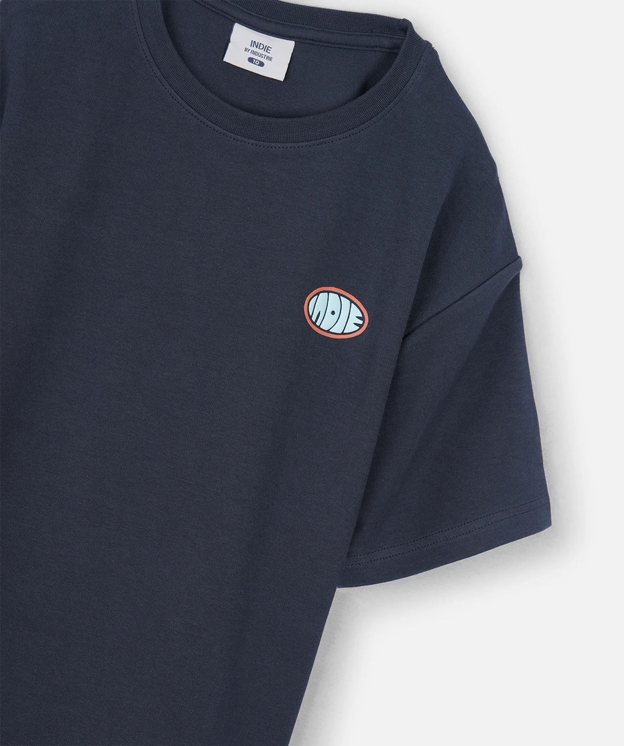 The Stacked Tee - Slate/Mint - Image 3