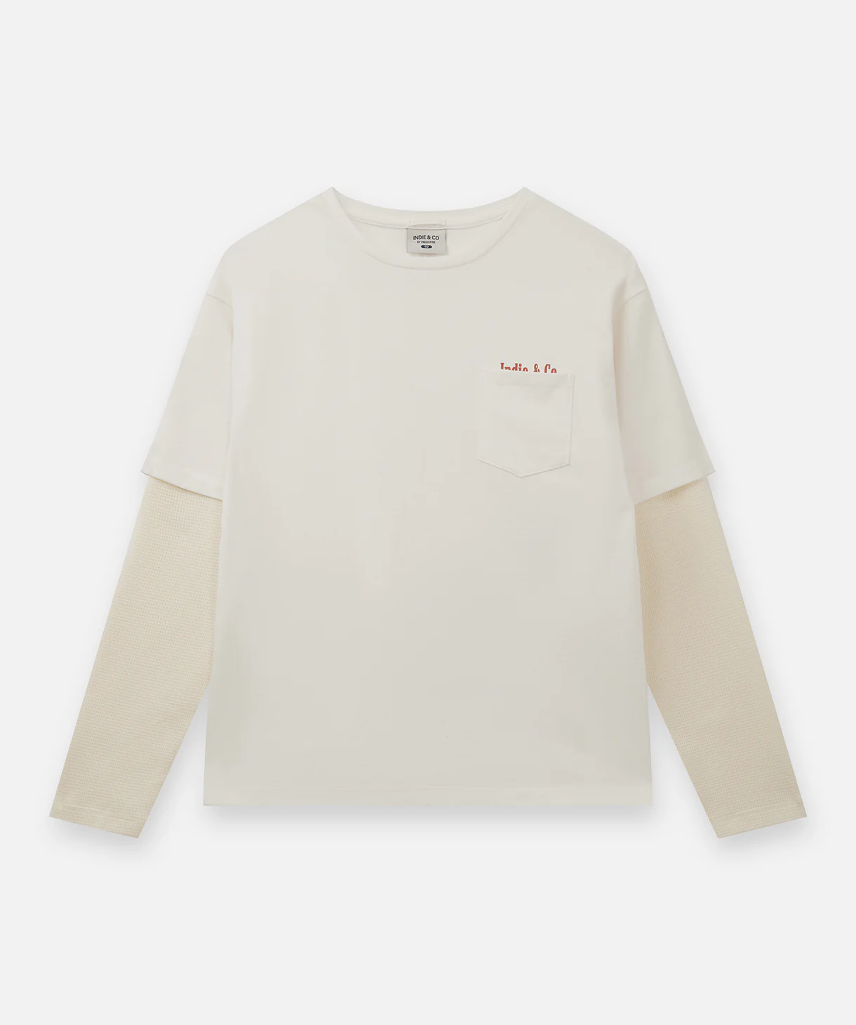 The Venice L/s Tee - White/Cream