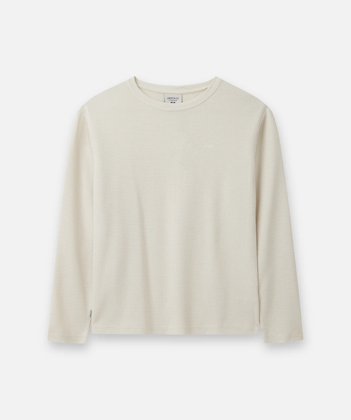 The Bryant Waffle Ls Tee - Sand